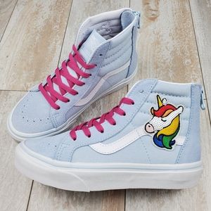 Vans SK8-Hi Zip Sequin Patch Unicorn